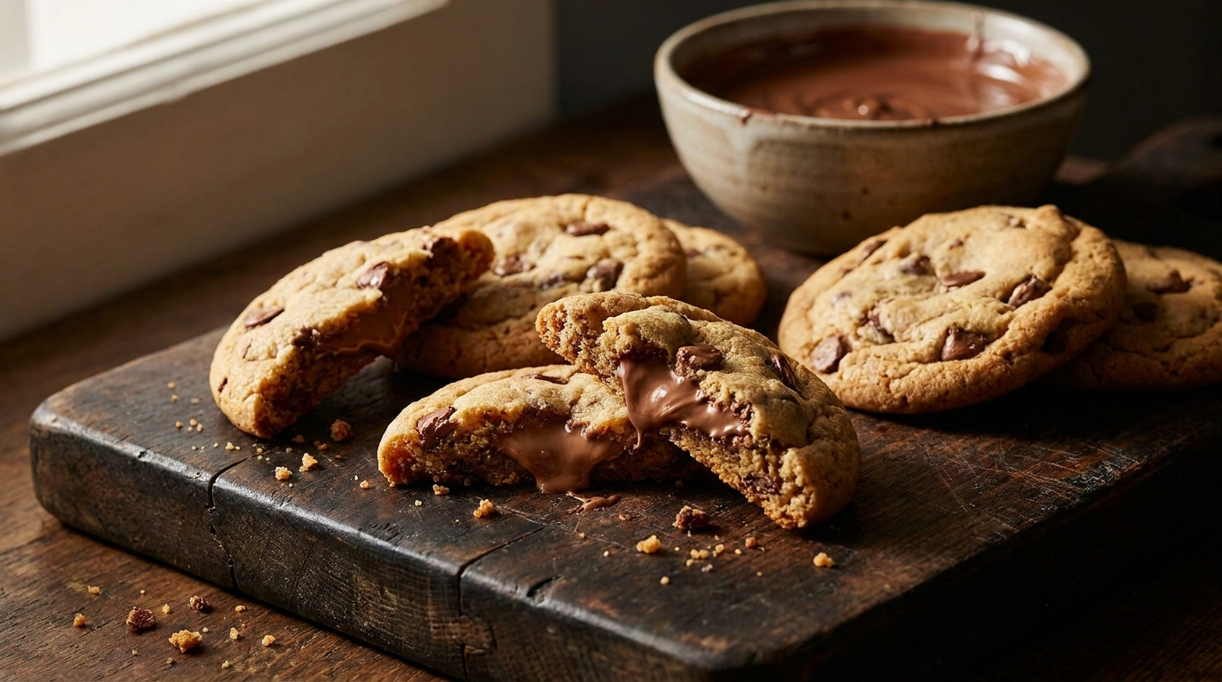 Ciasteczka cookies z dropsami mlecznej 32%