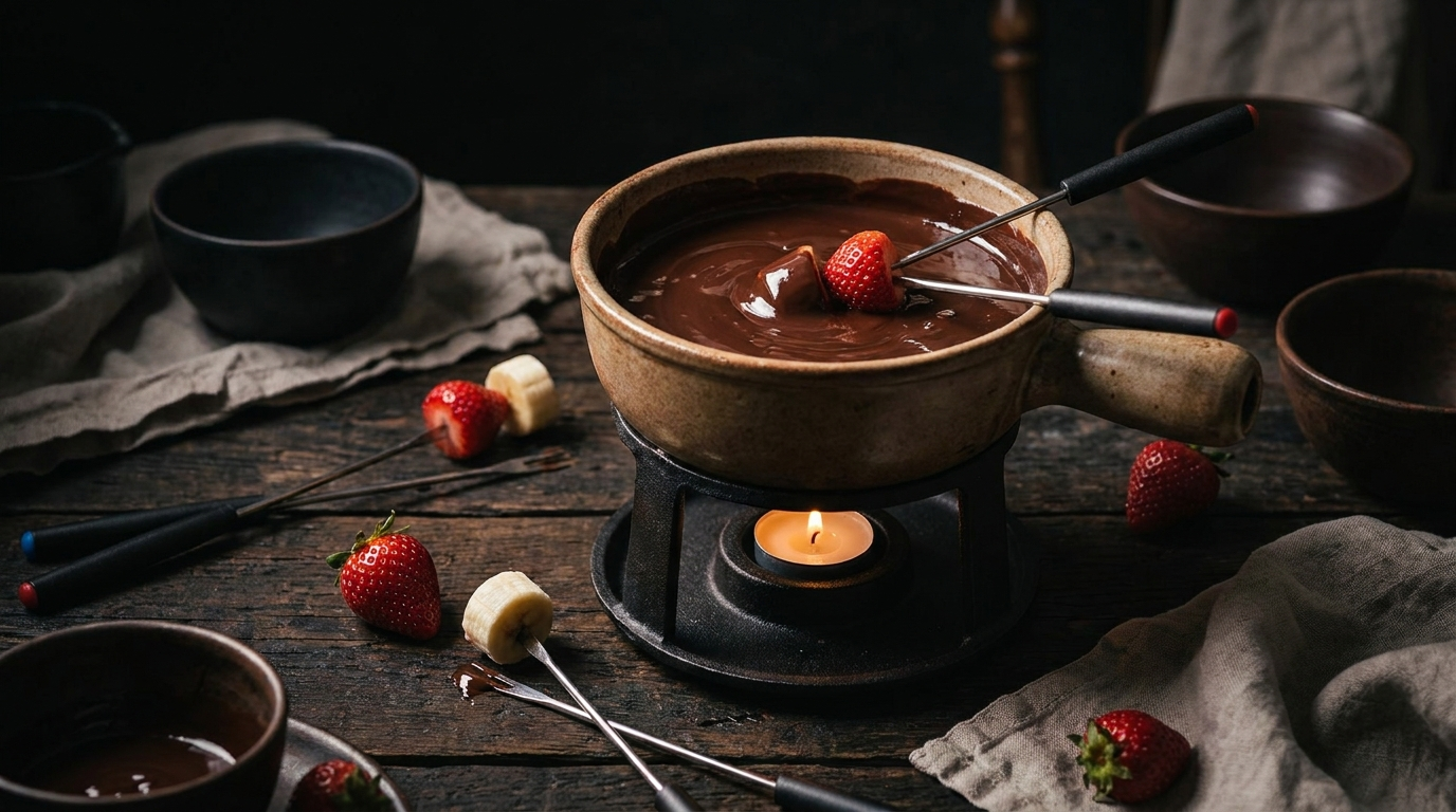 Fondue czekoladowe — proporcje, temperatura i wskazówki